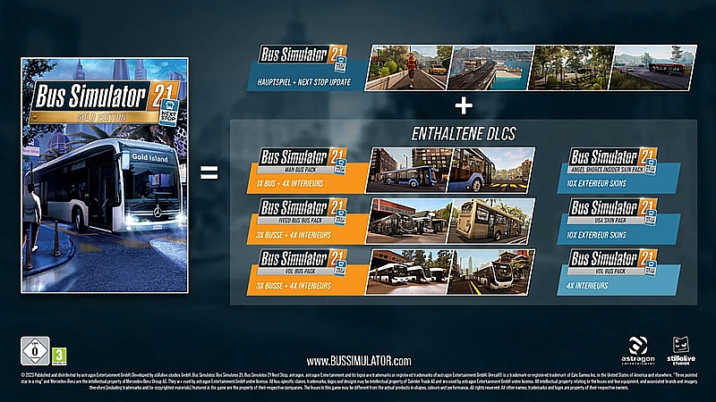 Bus Simulator 21 Next Stop - Gold Edition (Playstation 4)