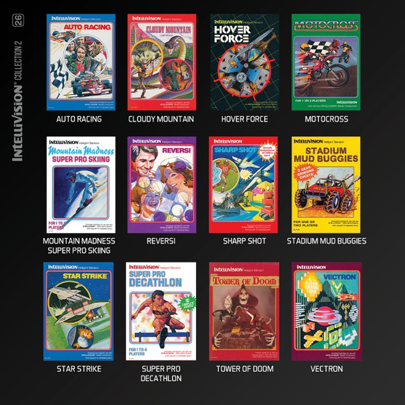 Evercade Cartridge 26 - Intellivision Collection 2 (12 Games)