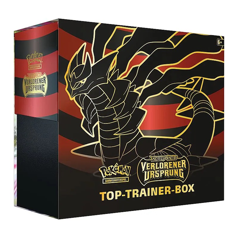 Trading Cards: Pokémon Schwert&Schild - Verlor.Urspr. Top-Trainer-Box,dtsch