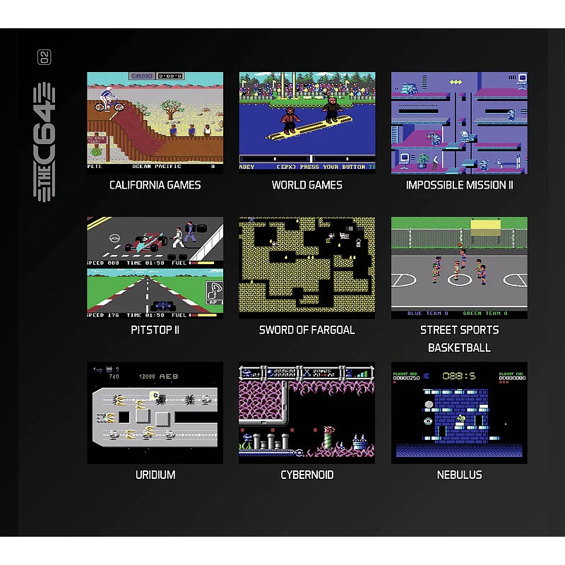 Evercade Blue 02 - The C64 Collection 2 (14 Games)
