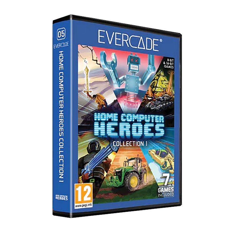 Evercade Blue 05 - Home Computer Heroes Collection 1 (7 Games)