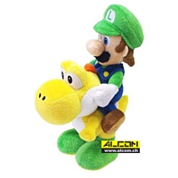 Figur: Nintendo - Luigi + Yoshi Plüsch (22 cm)