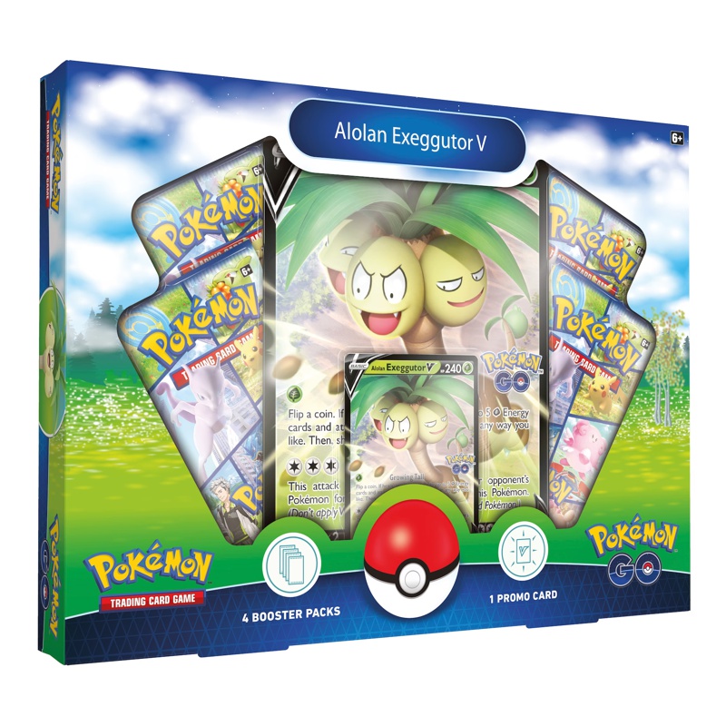Trading Cards: Pokémon GO Alolan Exeggutor V, english