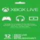Xbox Live Prepaid Gold Abo, 12 Monate (Xbox One)
