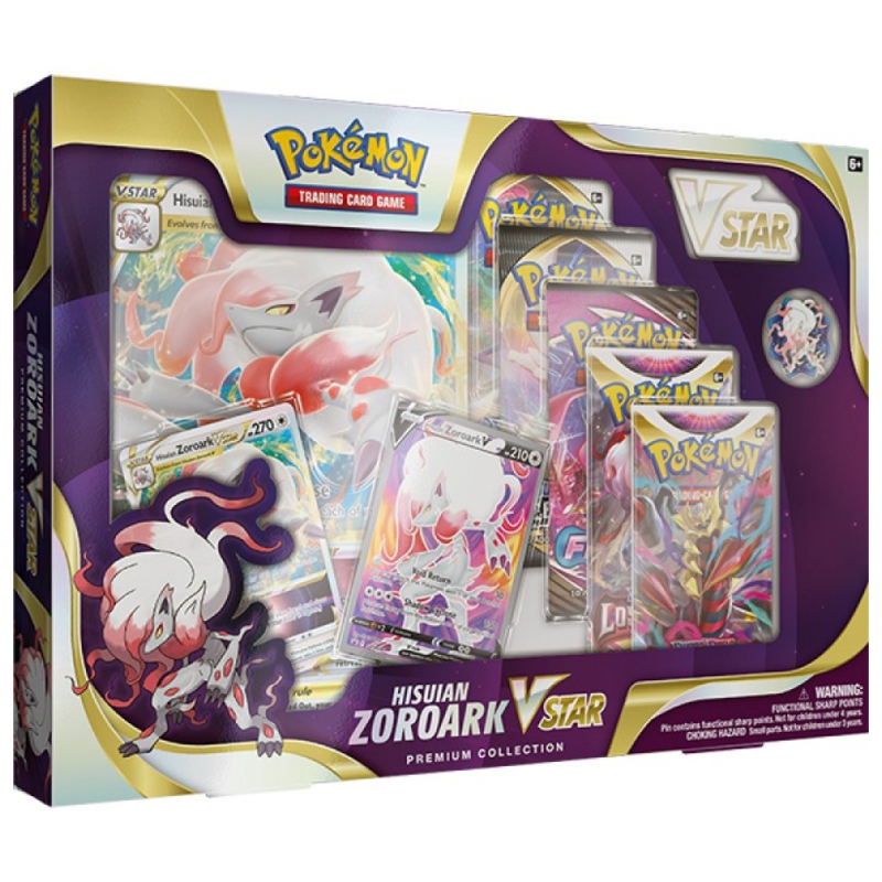 Trading Cards: Pokémon Hisui Zoroark VSTAR Premium-Kollektion, english