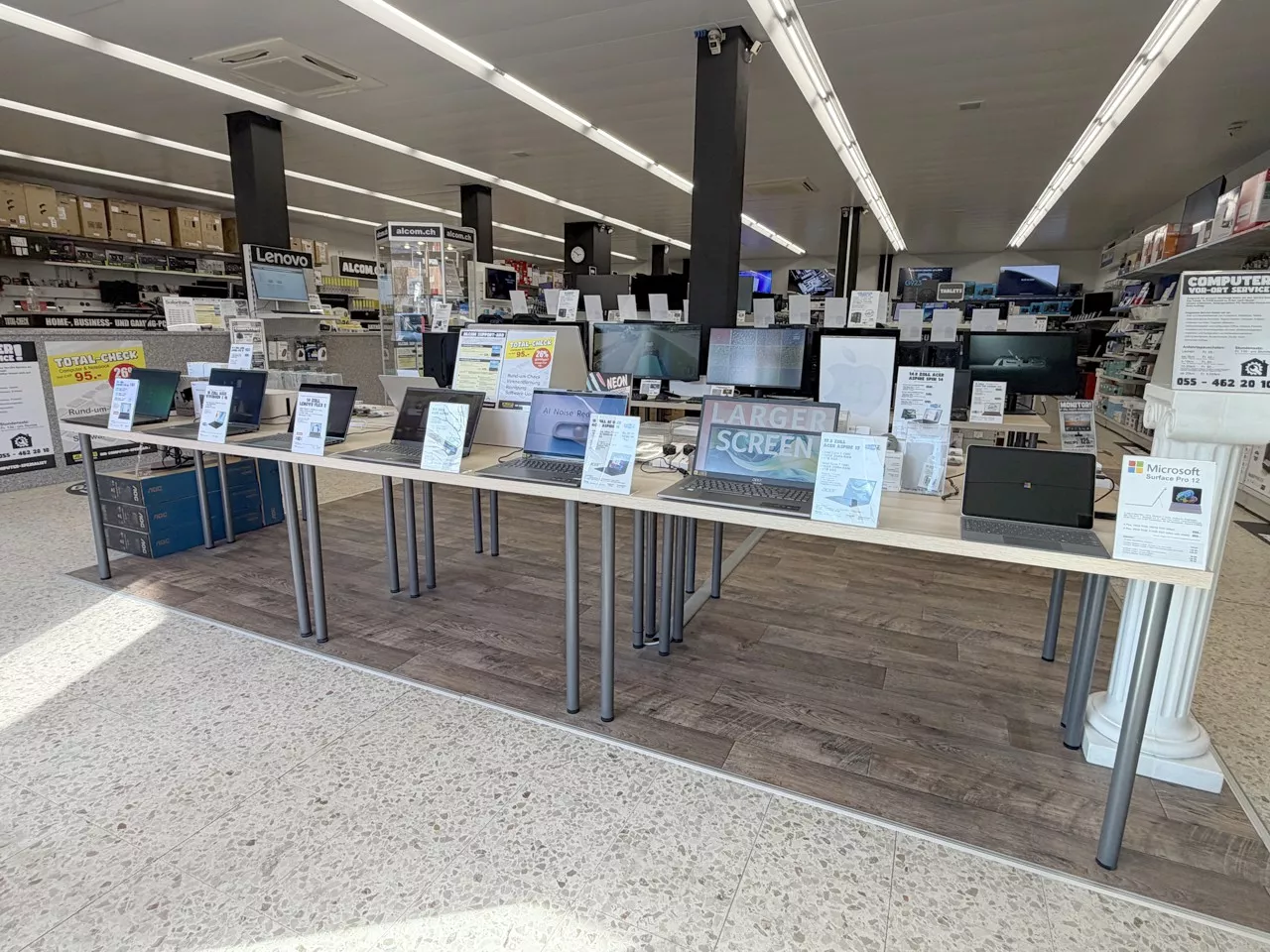 Ladenbilder ALCOM Electronics Lachen
