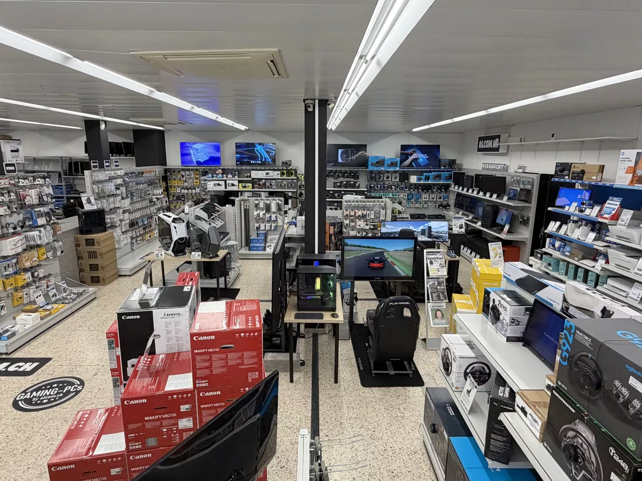 Ladenbilder ALCOM Electronics Lachen