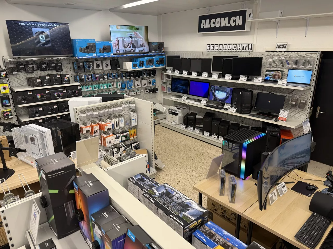 Ladenbilder ALCOM Electronics Lachen