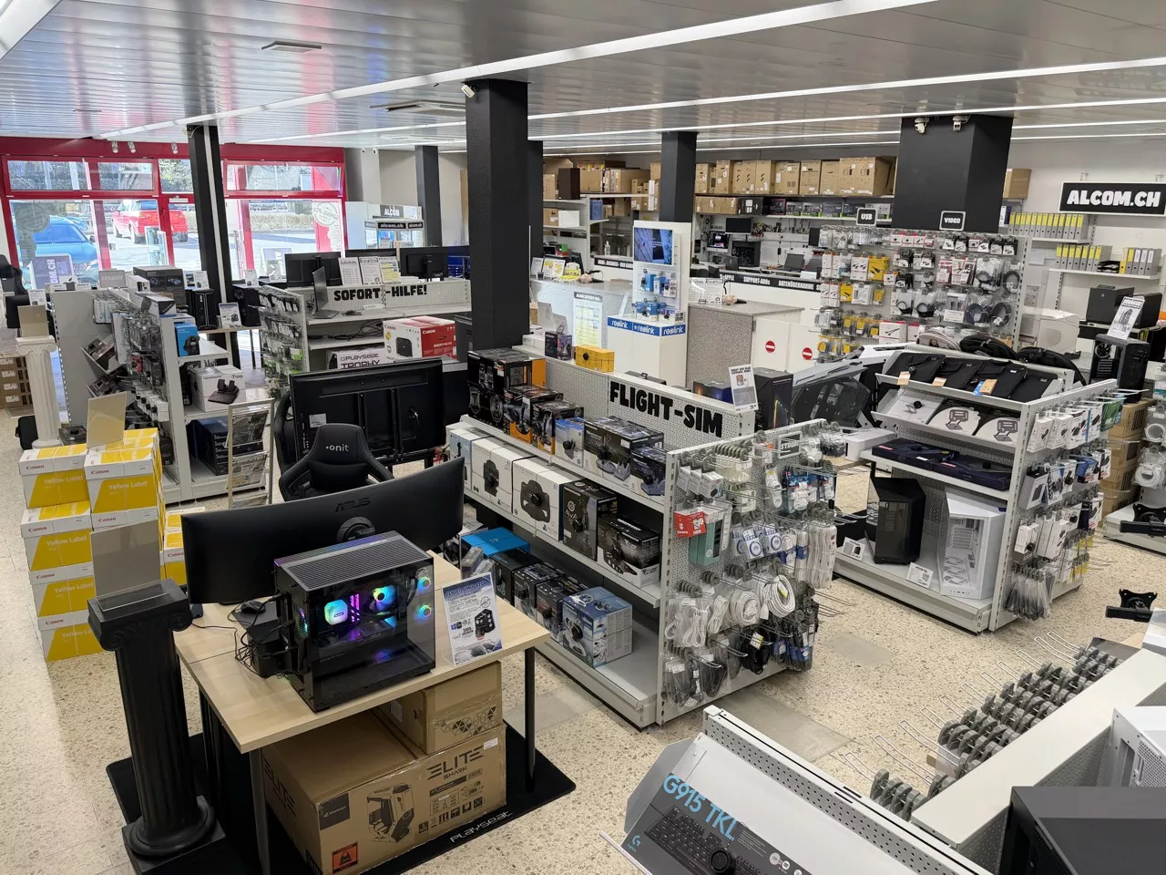 Ladenbilder ALCOM Electronics Lachen