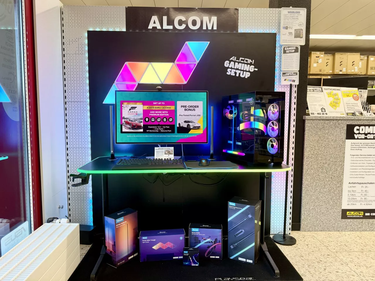 Ladenbilder ALCOM Electronics Lachen