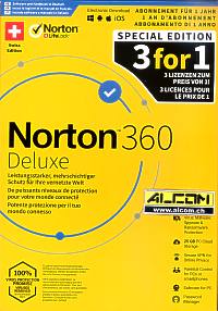 Norton 360 Deluxe - 3 Lizenzen (1 Jahr)